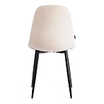 Стул BREEZE (mod. JSC-58), Велюр/металл, 44 х 53 х 86 см, beige (бежевый) HLR2 / черный | изображение 3