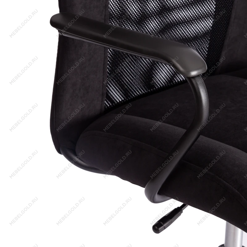 Кресло STAFF, флок/ткань, черный, 35/W-11 | изображение 8