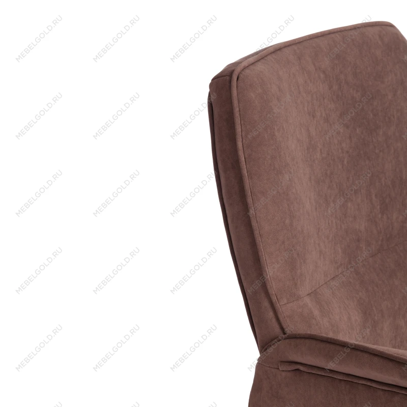 Кресло YORK, флок, коричневый, 6 | изображение 9
