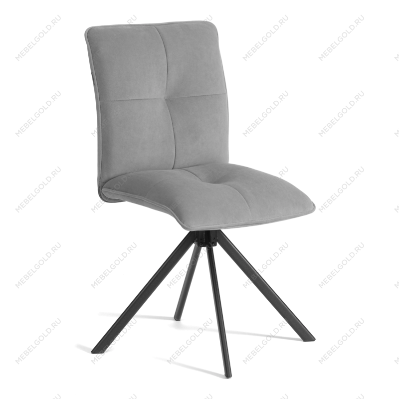 Стул обеденный Sweet, поворотный механизм 360, велюр, серый, 29