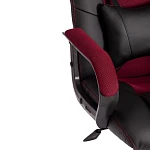 Кресло DRIVER (22), кож/зам/ткань, черный/бордо, 36-6/TW-13 | изображение 9