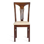 Стул - Гермес/Hermes, дерево гевея, 43х49х94см, Cappuchino, ткань бежевая (S178-4) | изображение 4