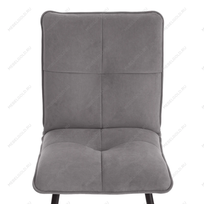 Стул обеденный Sweet, флок, серый/черный, 29, 46х55х88 | изображение 5