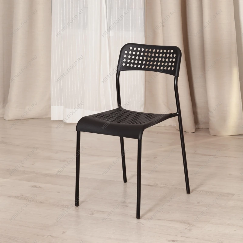 Стул ADDE (mod. C-049), металл/пластик, 39 х 49 х 78 см, Black(черный) разборный | изображение 10