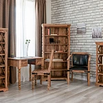 Письменный стол Бомбей ( BC-STUDY ), палисандр, 90*60*76, Natural tinted (натуральный тонированный) | изображение 12