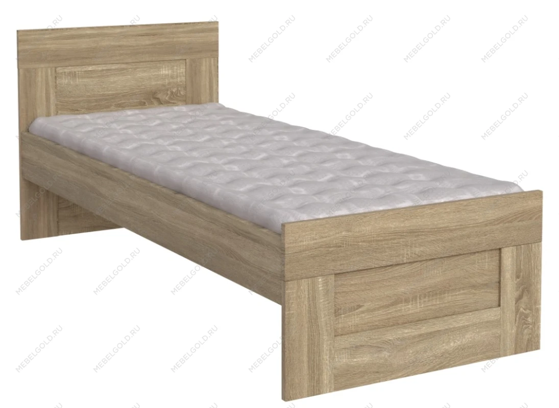 БРИМНЭС / СИРИУС кровать одинарная ИКЕА / IKEA 80х200 сонома